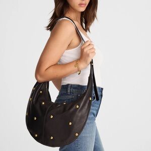 Madewell Studded The Essential Curve Shoulder Bag